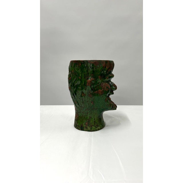 Anthropomorphic Terracotta Vase, Sicily, 1950s For Sale - Image 3 of 6