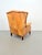 Vintage Sheepskin Leather Wing-Back Chair, 1970s For Sale - Image 6 of 13