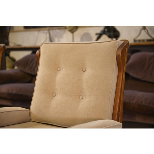 Guillerme et Chambron Lounge Chairs by Guillerme and Chambron for Votre Maison, 1960s, Set of 2 For Sale - Image 4 of 15