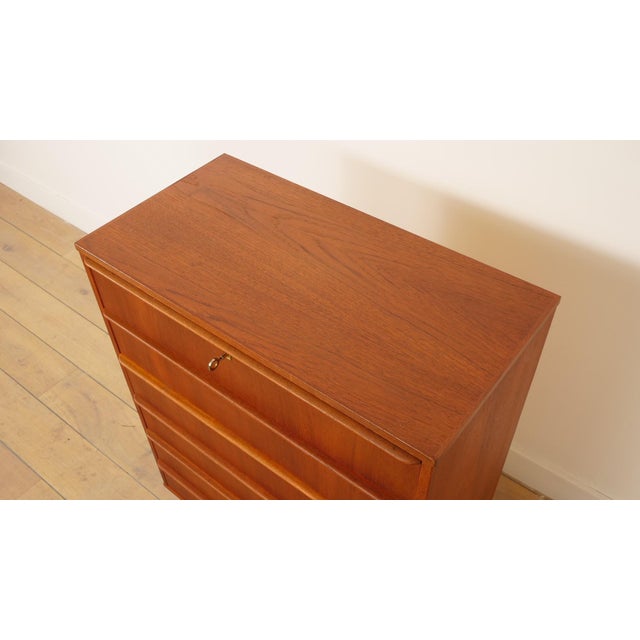 Vintage Danish Chest of Drawers in Teak For Sale - Image 4 of 10