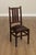 Mission Gustav Stickley Harvey Ellis Set of Eight Oak and Leather Dining Chairs For Sale - Image 3 of 12