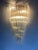 Transparent Set of Two Venetian "Quadriedro" Twist Murano Glass Wall Sconces For Sale - Image 8 of 10
