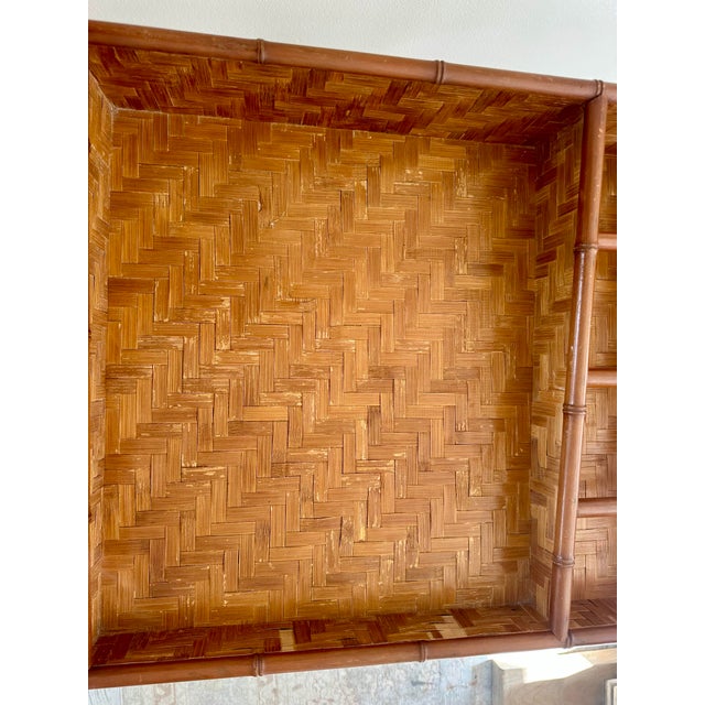 Vintage Faux Bamboo Butler Folding Tray For Sale In West Palm - Image 6 of 7