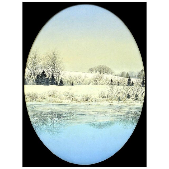 Message us to inquire about custom framing options! (Included for free with every purchase) The artwork here, "Ice...