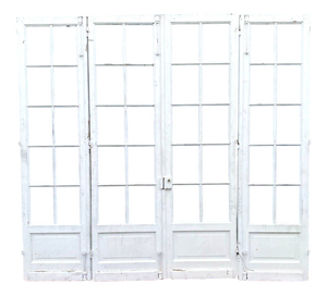 Vintage Small-Paneled Passageway Doors, Set of 4