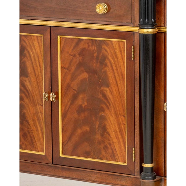 Late 20th Century John Widdicomb Flame Mahogany Sideboard For Sale - Image 5 of 10