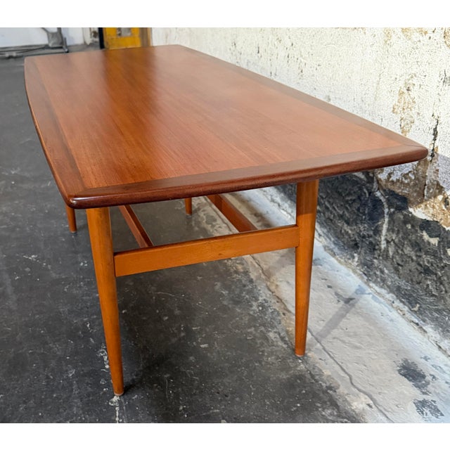 Swedish Mid-Century Modern Teak Coffee Table For Sale - Image 9 of 12