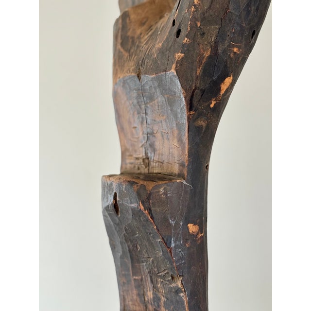 Wood 20th Century Dogon Wooden Ladder For Sale - Image 7 of 11