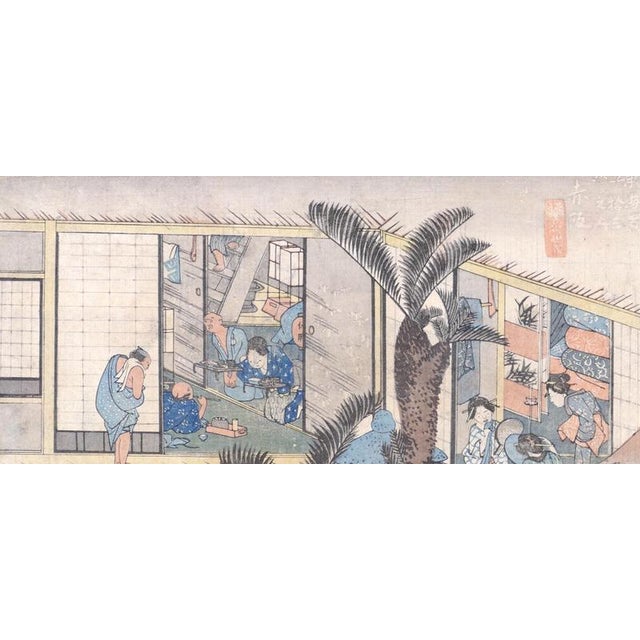 Akasaka is a polychrome woodblock print, the plate n. 36 from the series - Fifty-three Stations of the Tôkaidô (Ryosha...