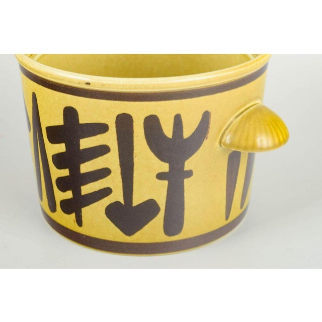 Pang Series Lidded Tureen in Glazed Faience from Upsala-Ekeby / Gefle, 1960s For Sale - Image 3 of 5