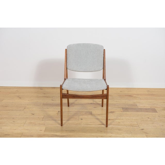 Gray Mid-Century Teak Ella Dining Chairs by Arne Vodder for Vamo Sønderborg, Denmark, 1960s, Set of 6 For Sale - Image 8 of 18