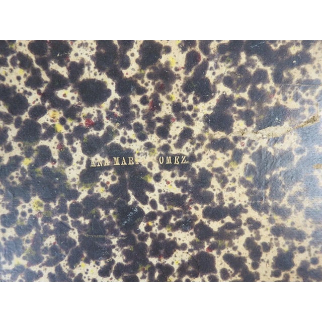 Animal Skin Antique 1876 Art Instruction Book in Spanish For Sale - Image 7 of 9