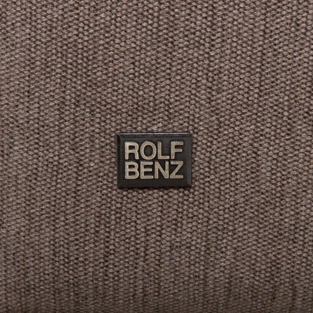Textile Onda Fabric Corner Sofa in Grey with Rounded Back by Rolf Benz For Sale - Image 7 of 13