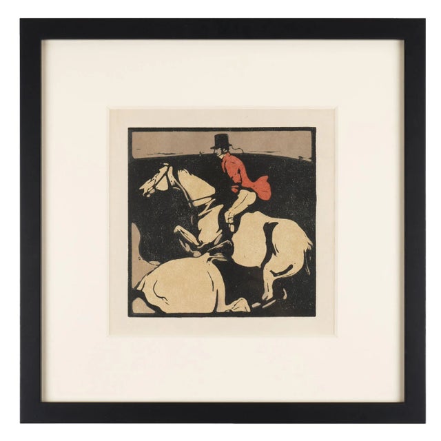 Four Woodblock Prints From “An Almanac of Twelve Sports” by William Nicholson, 1898 For Sale - Image 9 of 12