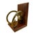 Hollywood Regency Vintage Art Deco Style Ram Head Bookends, Hollywood Regency Sculptural Bookends For Sale - Image 3 of 5