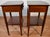 1940s Pair Biggs Virginia English Sheraton Mahogany Side Tables / End Tables For Sale - Image 11 of 18