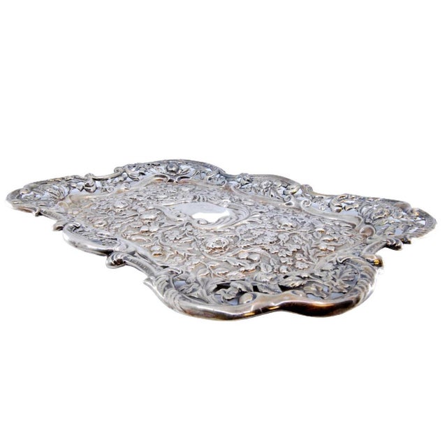 Silver Ticket Booth with Shells and Floral Motifs For Sale - Image 8 of 8