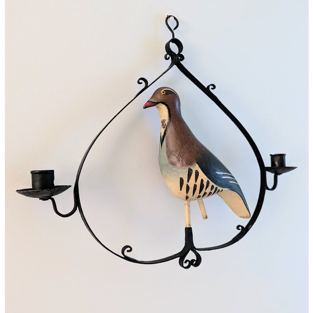 Antique 19th Century French Shop Sign With Painted Metal Partridge For Sale - Image 18 of 18