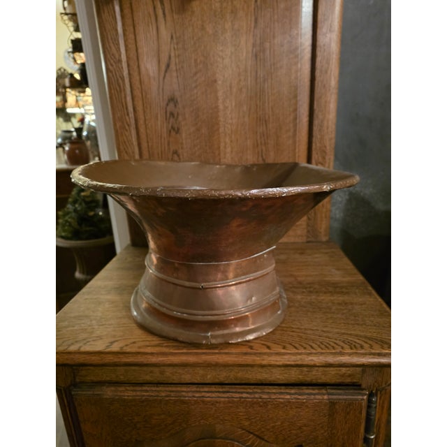 Antique Copper Lavabo With Cabinet For Sale - Image 12 of 18