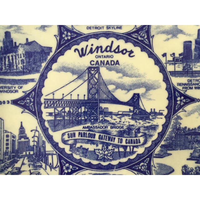 Ceramic Windsor, Canada Decorative Plate For Sale - Image 7 of 13