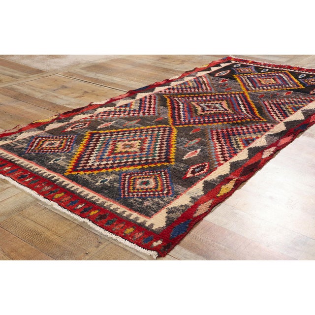 Textile Vintage Persian Lori Rug - 03'11 X 07'08 For Sale - Image 7 of 9