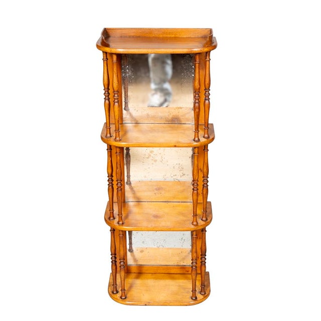 Brown William IV Maple Hanging Wall Shelf For Sale - Image 8 of 8