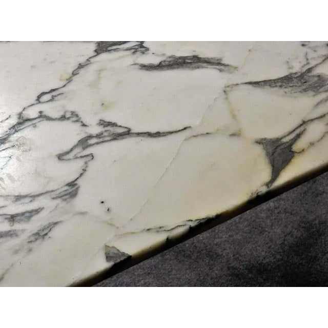Mid-Century Modern Marble Table For Sale - Image 4 of 6