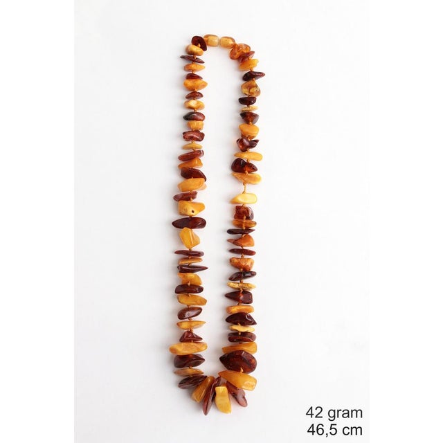Vintage Three Amber Necklaces, 1960s, Set of 3 For Sale - Image 15 of 18