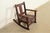 Charles Limbert Limbert Antique Mission Oak Arts & Crafts Child's Rocking Chair, Circa 1910 For Sale - Image 4 of 14