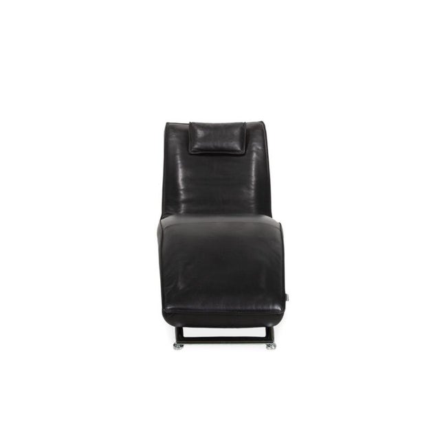 Jonas Lounger in Black Leather with Jeremiah Chrome Frame from Koinor For Sale - Image 10 of 14