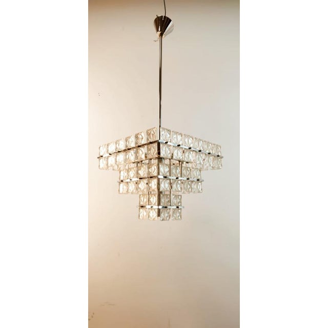 Square Glass Ceiling Light For Sale - Image 10 of 17