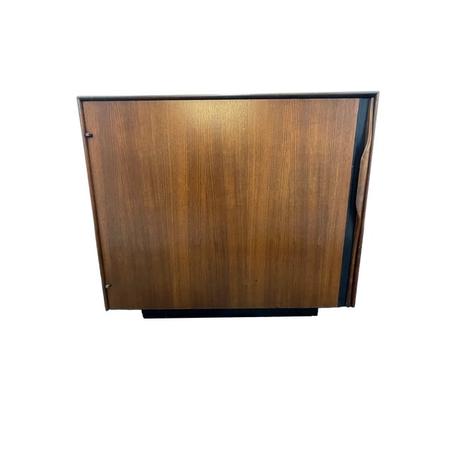 Black Pair of Walnut Nightstands Attributed to John Kapel for Glenn of California, 1960s For Sale - Image 8 of 15