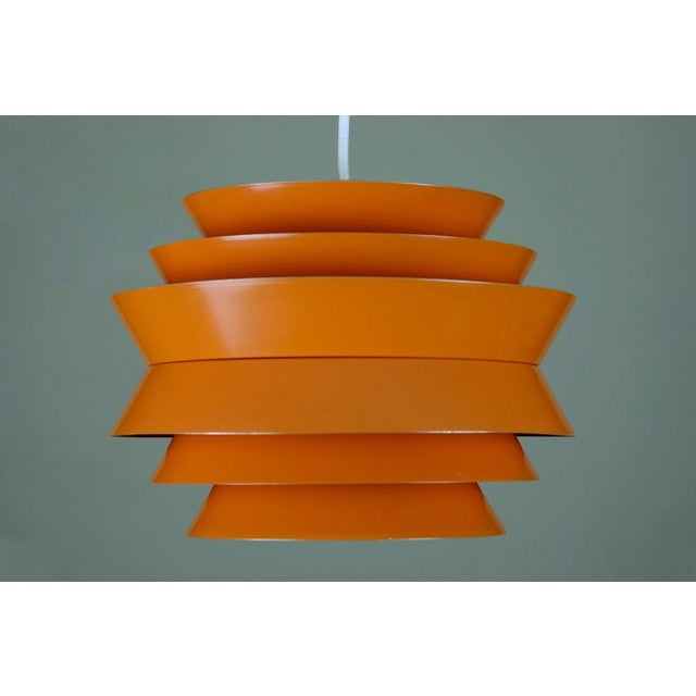Vintage Swedish Trava Pendant Lamp by Sigurd Lindkvist for Granhaga Metallindustri For Sale - Image 9 of 12