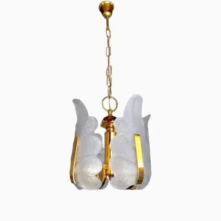 German Leaf Chandelier in Murano Glass by Carl Fagerlund, 1970 For Sale - Image 7 of 7