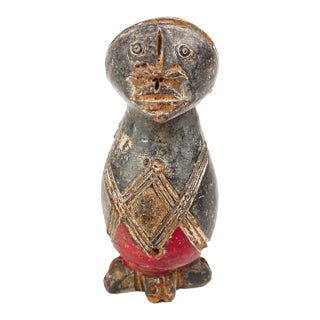 Early 20th Century Tikar Clay House God 4inch Cameroon For Sale