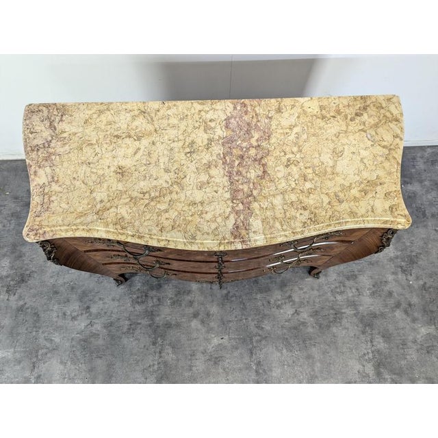 Chest of Drawers in Rosewood Marquetry For Sale - Image 5 of 11