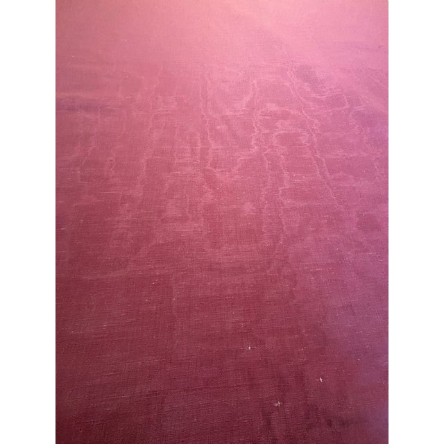 English 22 Yards of Pink Moire Brunschwig & Fils Fabric For Sale - Image 3 of 7