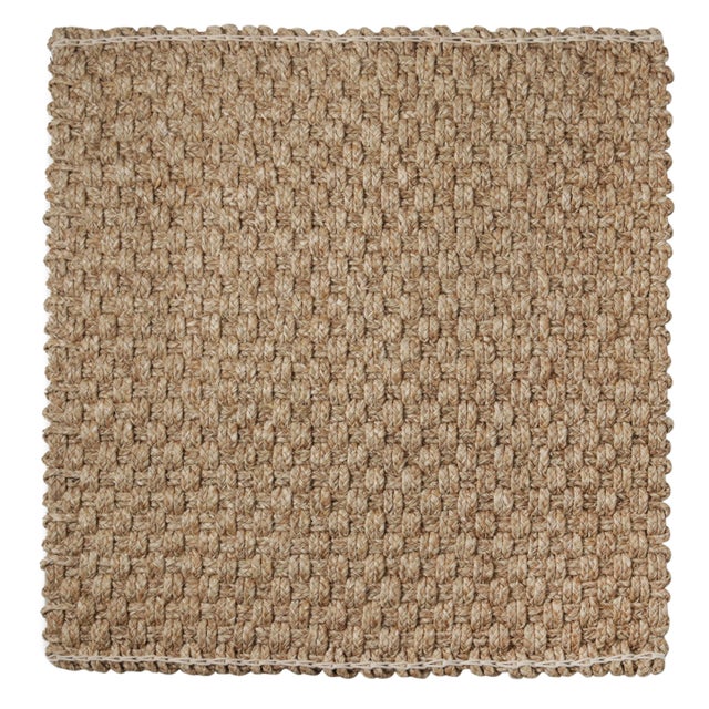 Contemporary Rug & Kilim Custom Basketweave Natural Fiber Rug, 10' x 10' For Sale - Image 3 of 3