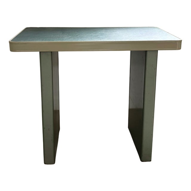 Small Industrial Bauhaus Style Writing Desk, 1950s For Sale