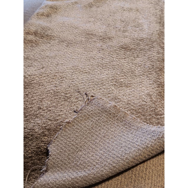 2000 - 2009 Scalamandre Beige-Gold Boucle Heavy Upholstery Fabric- 2 Yards For Sale - Image 5 of 8