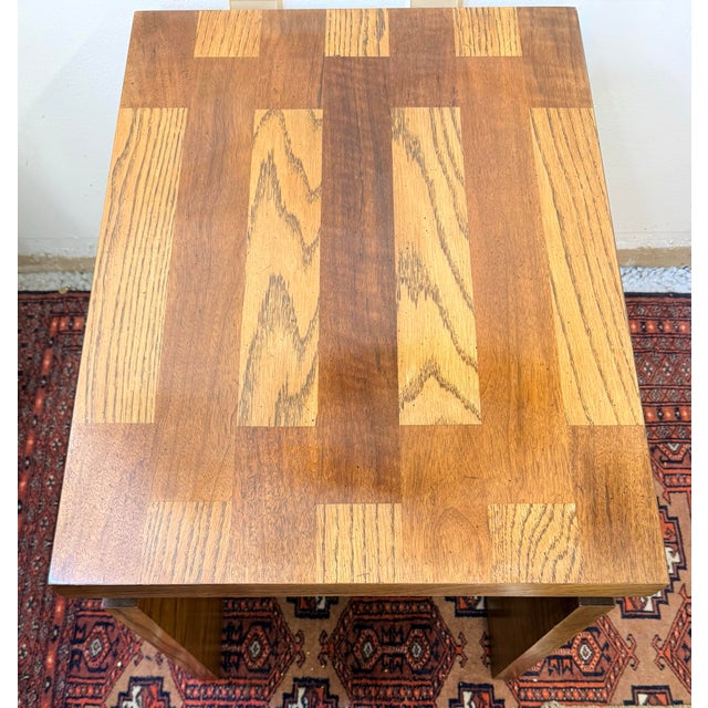 Brown Pair of Mid Century Brutalist Lane Alta Vista End Tables, Nightstands For Sale - Image 8 of 8