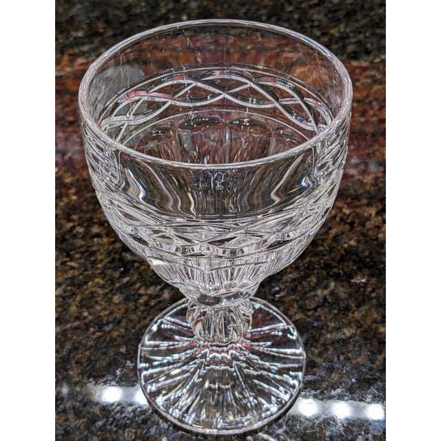 Late 20th Century Towle Crystal Goblets- Set of 4 For Sale - Image 11 of 12