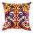 Contemporary Turkish Multi Colors Velvet Silk Ikat Pillow For Sale - Image 4 of 4