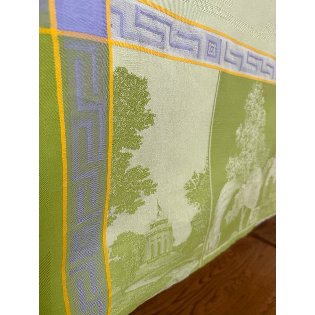 Vintage French Jacquard Tablecloth Designed by Primrose Bordier for Le Jacquard Français For Sale In Washington DC - Image 6 of 10