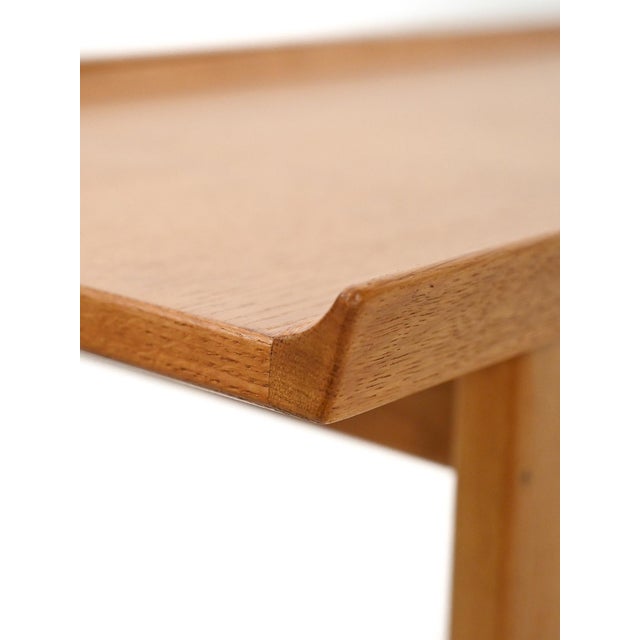 Brown Oak Novett Bench by Erik Wørts, 1960s For Sale - Image 8 of 12