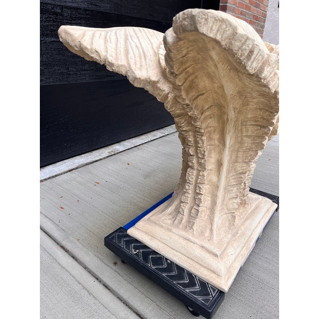 Serge Roche Vintage Serge Roche Palm Beach Chic Art Deco Palm Leaf Dining Table For Sale - Image 4 of 11