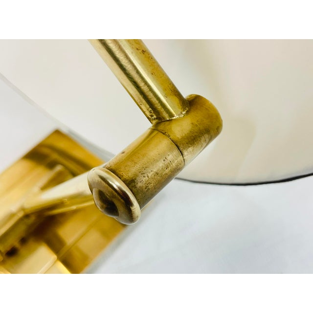 Pair of Visual Comfort Brass Swing-Arm Plug-in Wall Sconces For Sale - Image 11 of 18