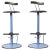 Metal Vintage Italian Purple Bar Stools, 1980s, Set of 2 For Sale - Image 7 of 7
