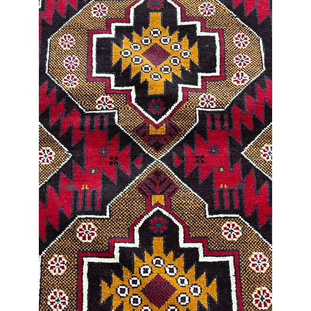 Afghan Balouch Wool Rug 2’11” X 4’7” For Sale - Image 4 of 6