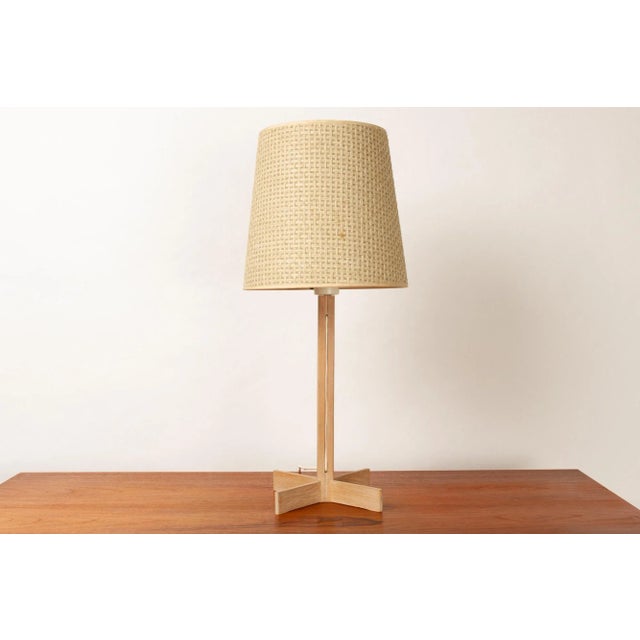 Vintage Oak Table Lamp by Hans-Agne Jakobsson for Markaryd, 1960s For Sale - Image 11 of 11